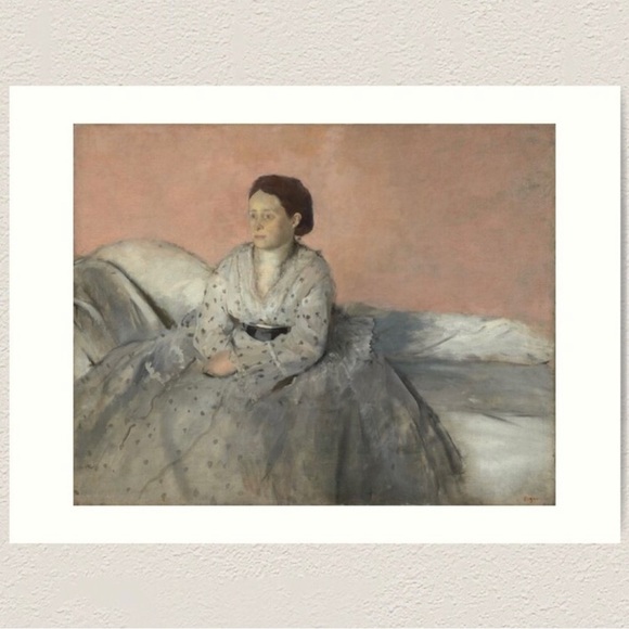 Framed Madame René de Gas Replica Art Print - Picture 4 of 9